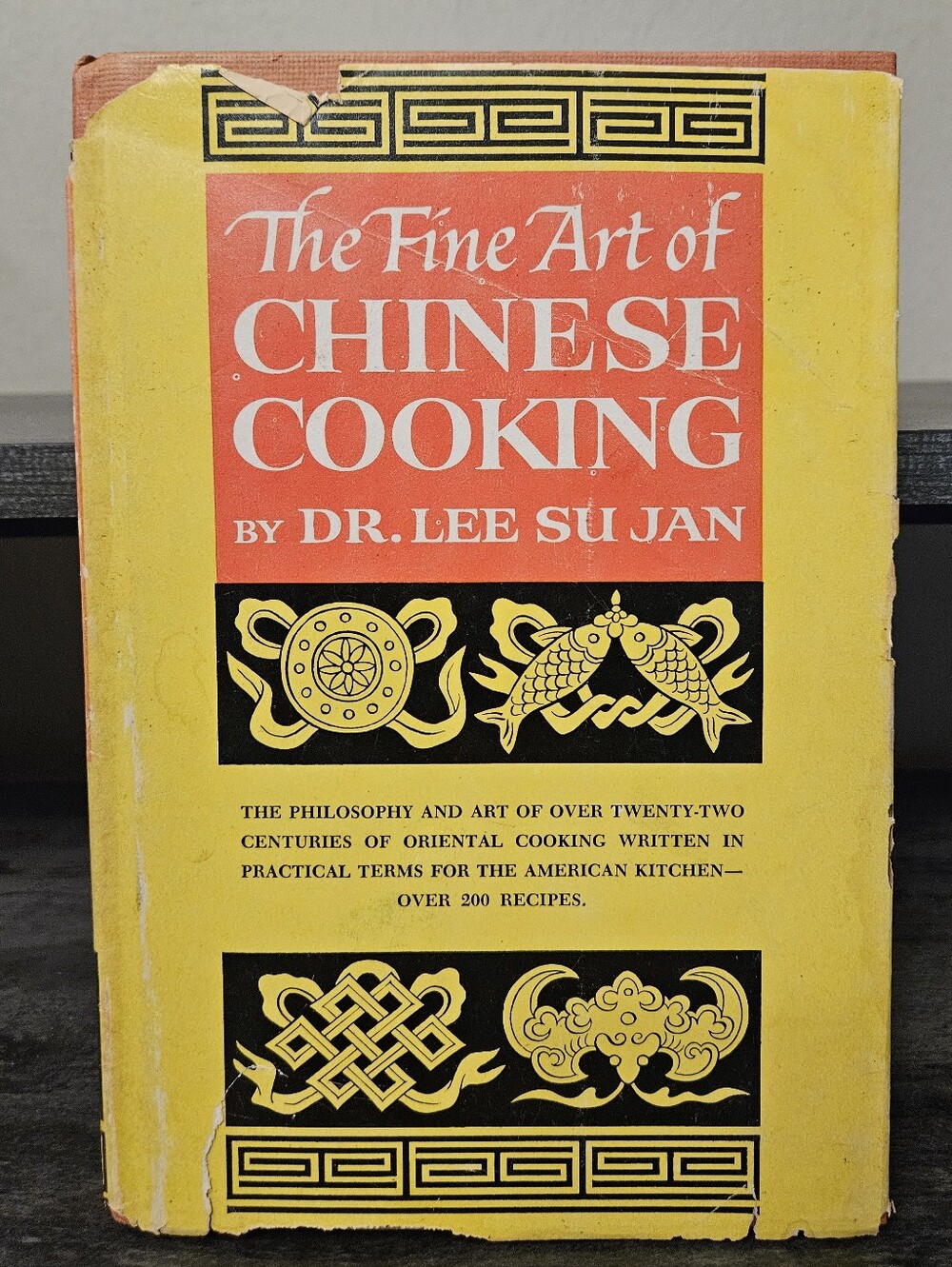 VTG The Fine Art of Chinese Cooking HC Cookbook by Dr. Lee Su Jan